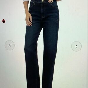 Kut from The Kloth Sienna Dark Rinse Wide Leg Jean Size 00